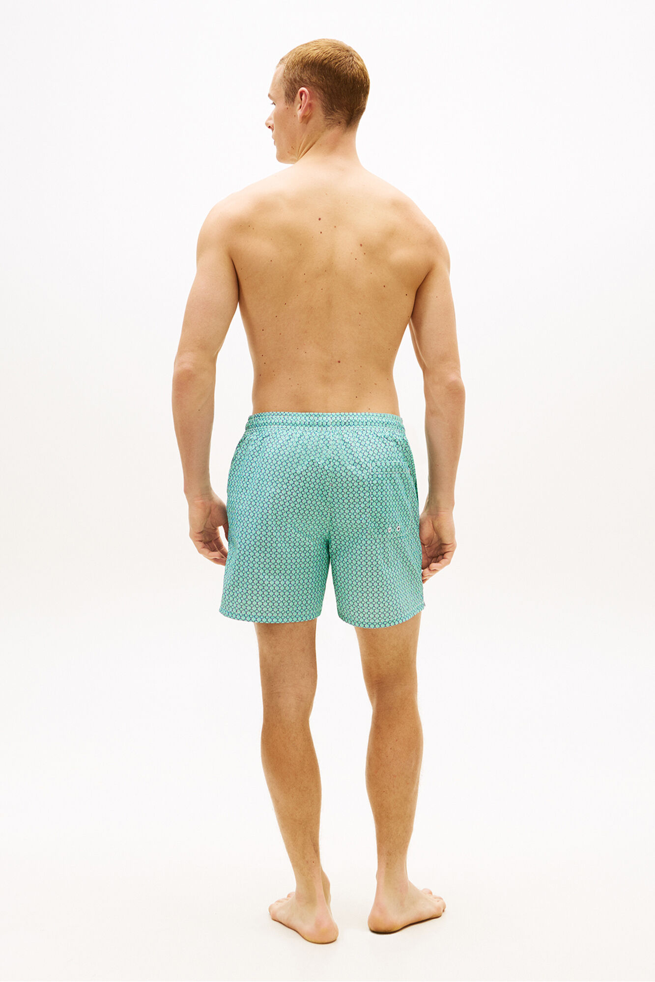 Tommy Hilfiger Ba&ntilde;ador hombre estampado geom&eacute;trico