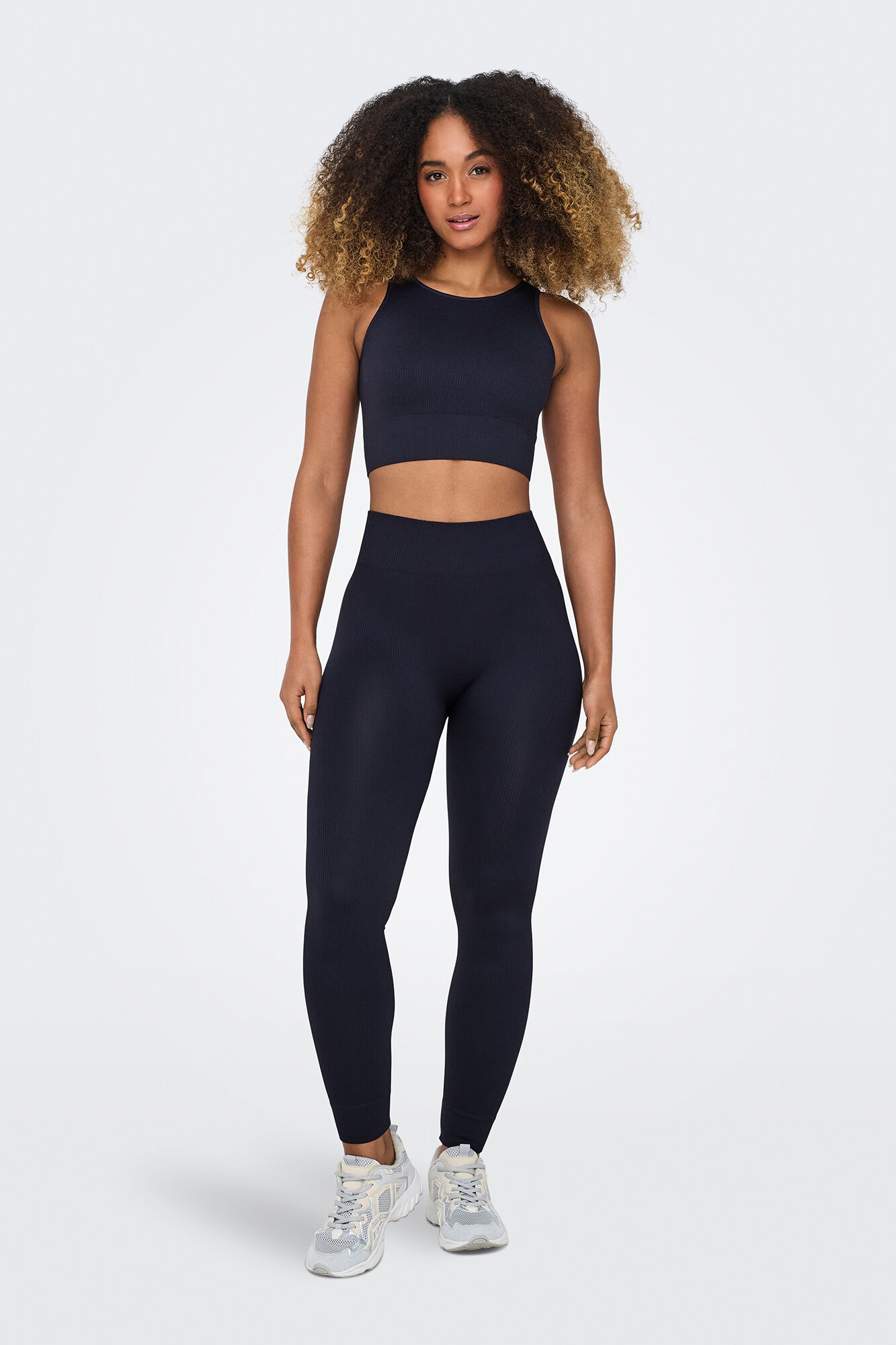 Only Play Leggings Seamless de cintura alta canal&eacute;