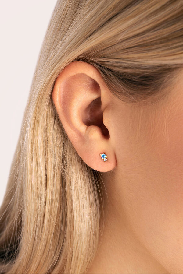 Singularu Pendiente Suelto Ellie Topaz Oro printed