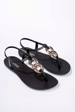 Ipanema Sand&aacute;lia de tiras em T com corrente