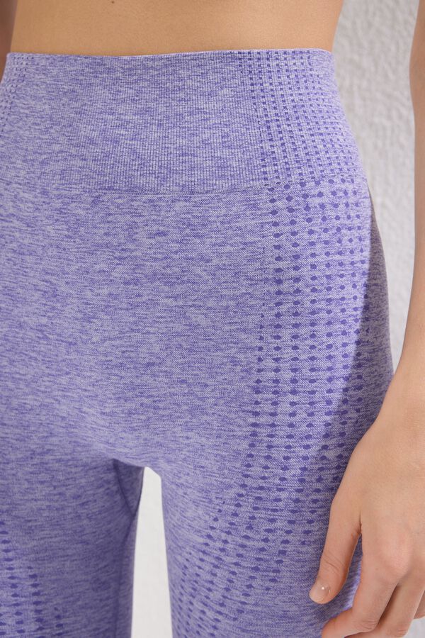 Trendyol Legging desportivo comprido cintura alta mesclado rosa