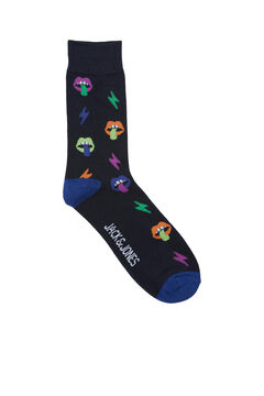 Jack & Jones Meias estampadas azul
