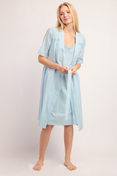 Admas Bata corta lunares encaje