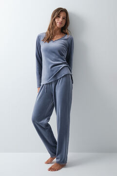 Women'secret Pijama comprido azul-escuro