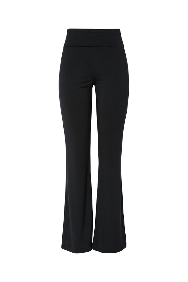 Pieces Calça elásticas preto