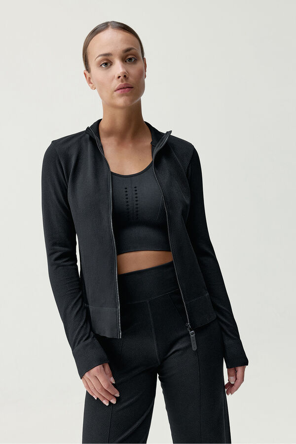 Born Living Yoga Sport jacket Gita Black Crna