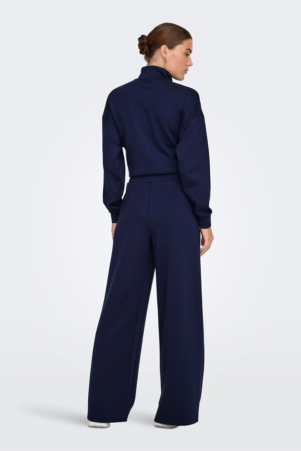 Only Play Long wide-legged trouser Plava