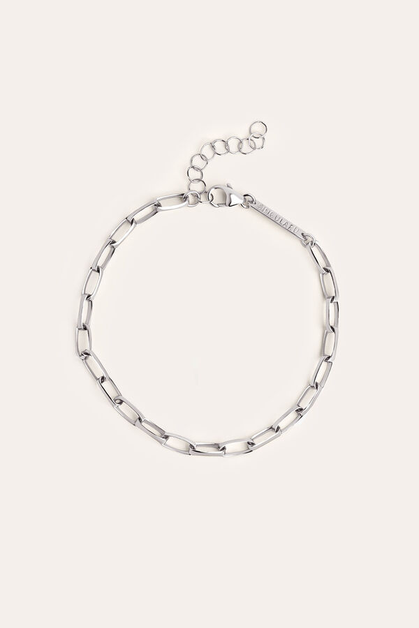 Singularu Silver Oval Chic bracelet grey