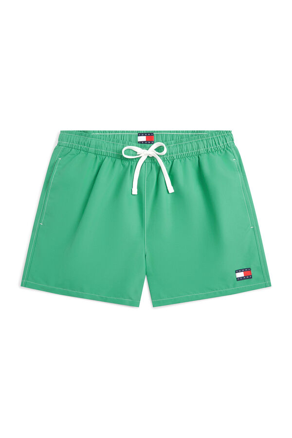 Tommy Hilfiger Ba&ntilde;ador hombre con bandera bordada verde