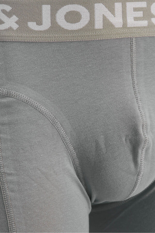 Jack & Jones Pack 3 boxers logo gris