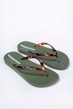 Ipanema Chinelo tradicional de tiras com estampado animal