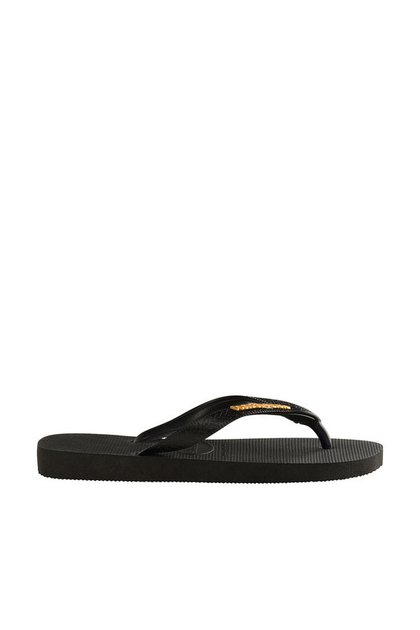 Havaianas Hav. sandals Black Metallic Logo Crna