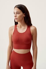 Born Living Yoga Laia Bossa Nova Crop Top rouge