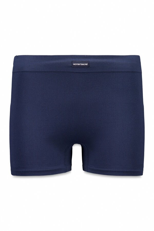 Women'secret Tamnoplave rebraste pantalone Plava