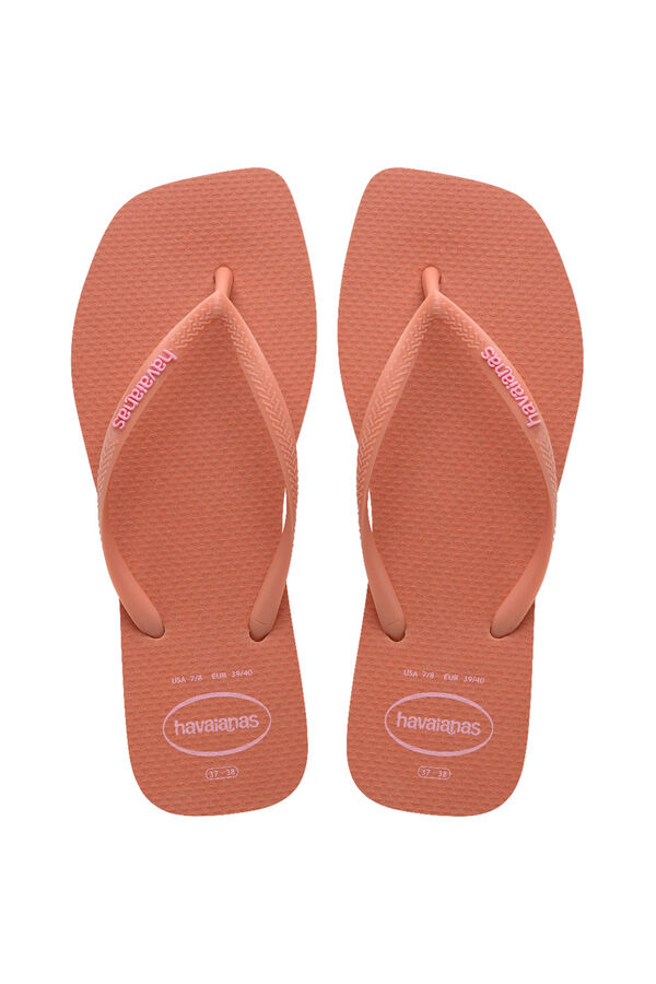 Havaianas Chanclas Hav. Slim Square Logo Pop Up Rosa rosa