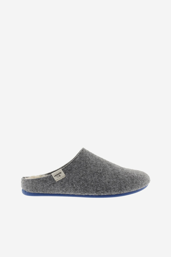 Victoria Zapatillas de casa fieltro gris