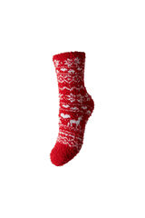 Pieces Multipack of socks in Christmas box burgundy