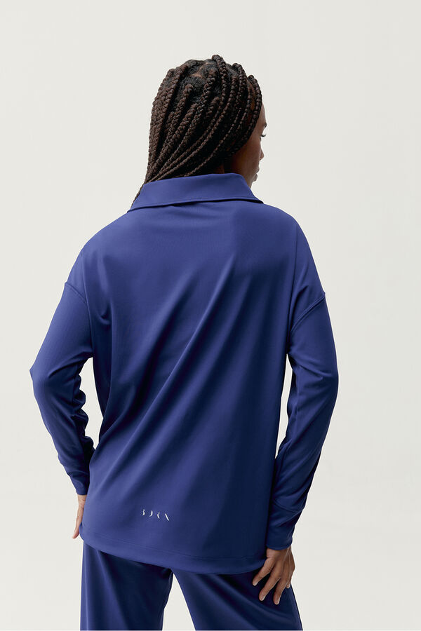 Born Living Yoga Polo desportivo Lua "Skin move" Next Blue azul