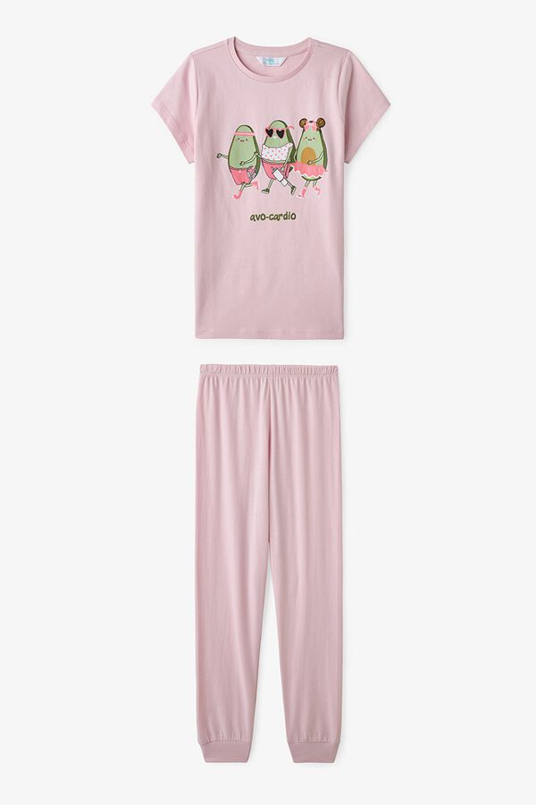 Penti Pack 2 pijamas infantiles aguacates amarillo