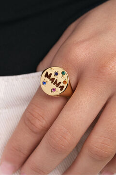 Singularu Anillo Mam&aacute; Ba&ntilde;o Oro