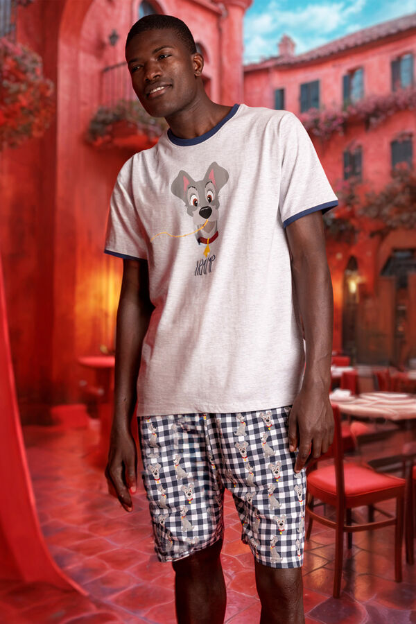 Admas Pijama corto La Dama y el Vagabundo Disney azul