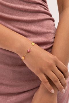 Singularu Pulsera Conchas Enamel Ba&ntilde;o Oro