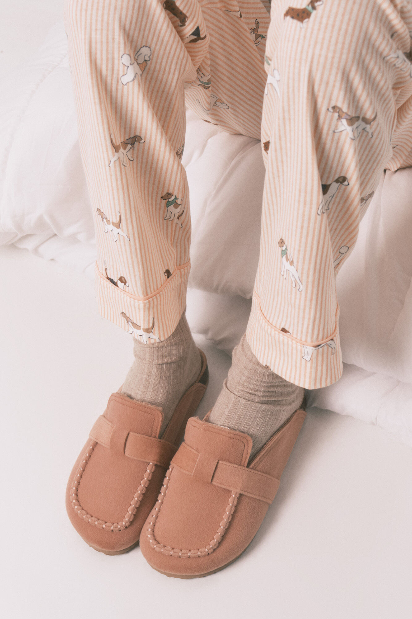 Women'secret Sapatilhas bio em camur&ccedil;a rosa