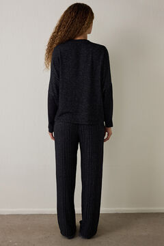 Penti Conjunto de pijama de manga larga con cuello redondo Dark Sky