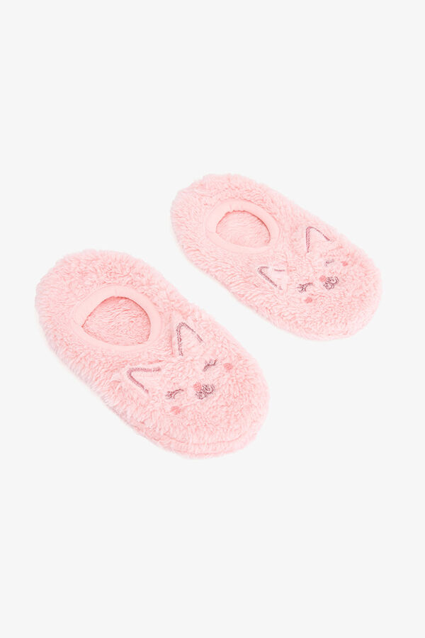 Penti Zapatillas de casa antideslizantes Sweety para ni&ntilde;as fucsia