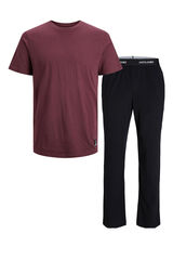 Jack & Jones Pijama de manga curta e cal&ccedil;as compridas  rosa