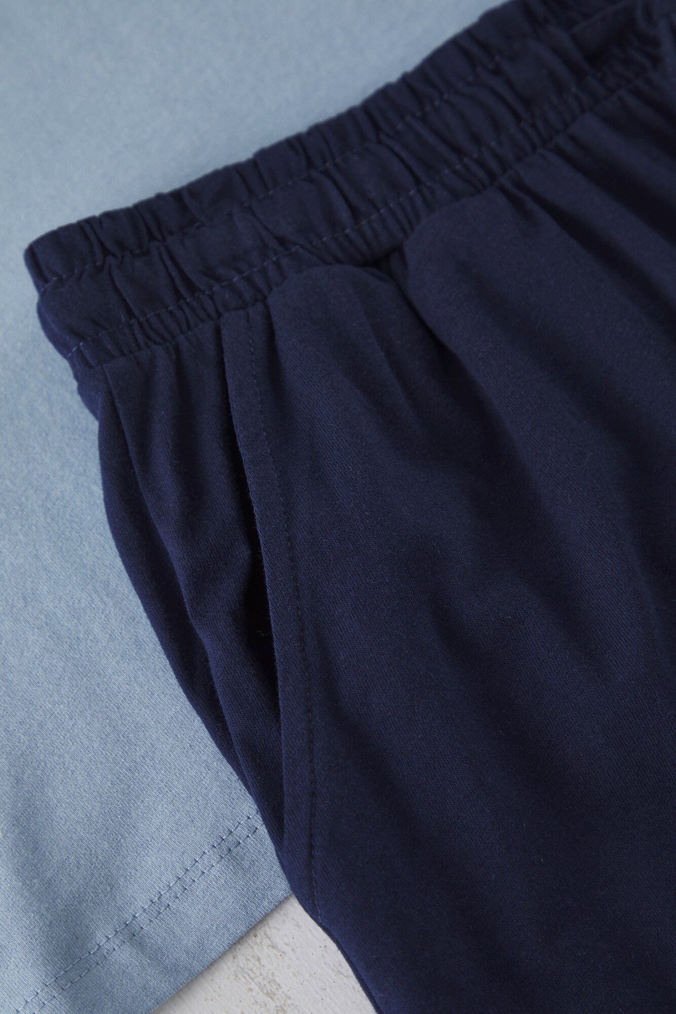 Trendyol Conjunto de pijama corto liso