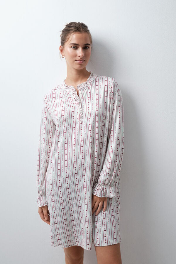 Women'secret Kratka spavaćica Snoopy srca Print