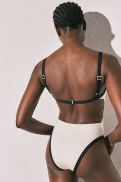 Women'secret Ba&ntilde;ador escote recto blanco semi brillante