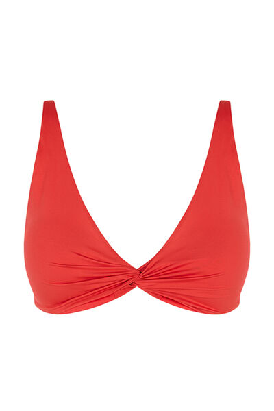 Womensecret Top bikini halter nudo rojo rojo
