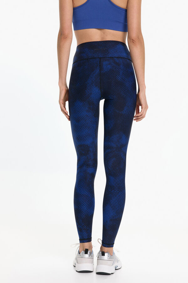 Only Play Legging JAM tiro alto azul