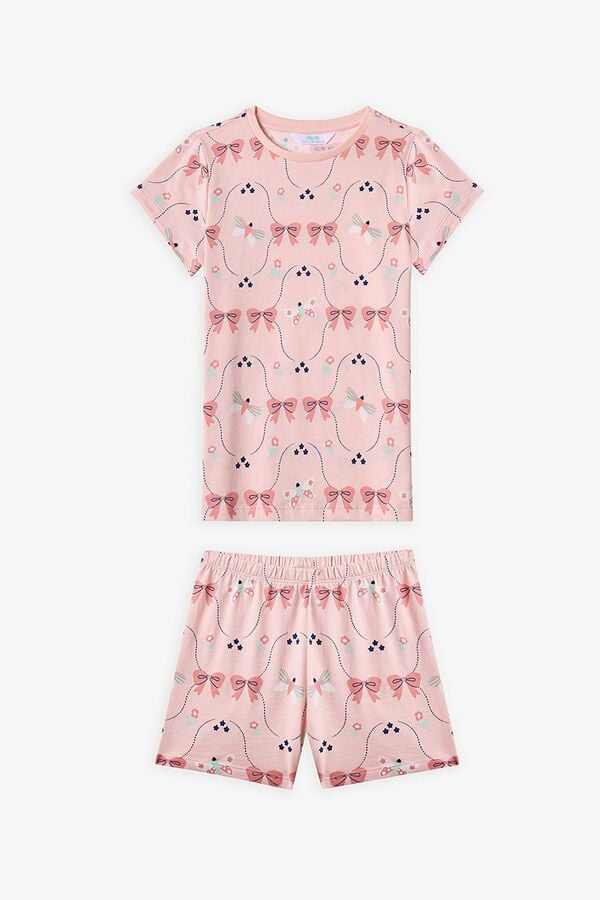 Penti Pack 2 pijamas cortos infantiles unicornio verde