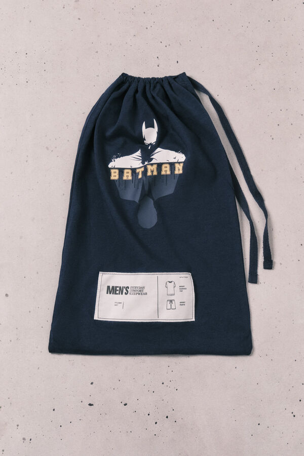 Women'secret Mu&scaron;ka kratka pidžama od pamuka Batman Plava