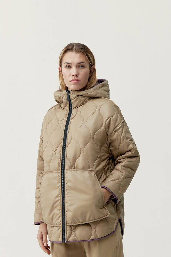 Born Living Yoga Jacket Ashley Beet Plant/ Stick imprim&eacute;