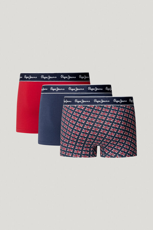 Pepe Jeans Pack of 3 boxers logo blue
