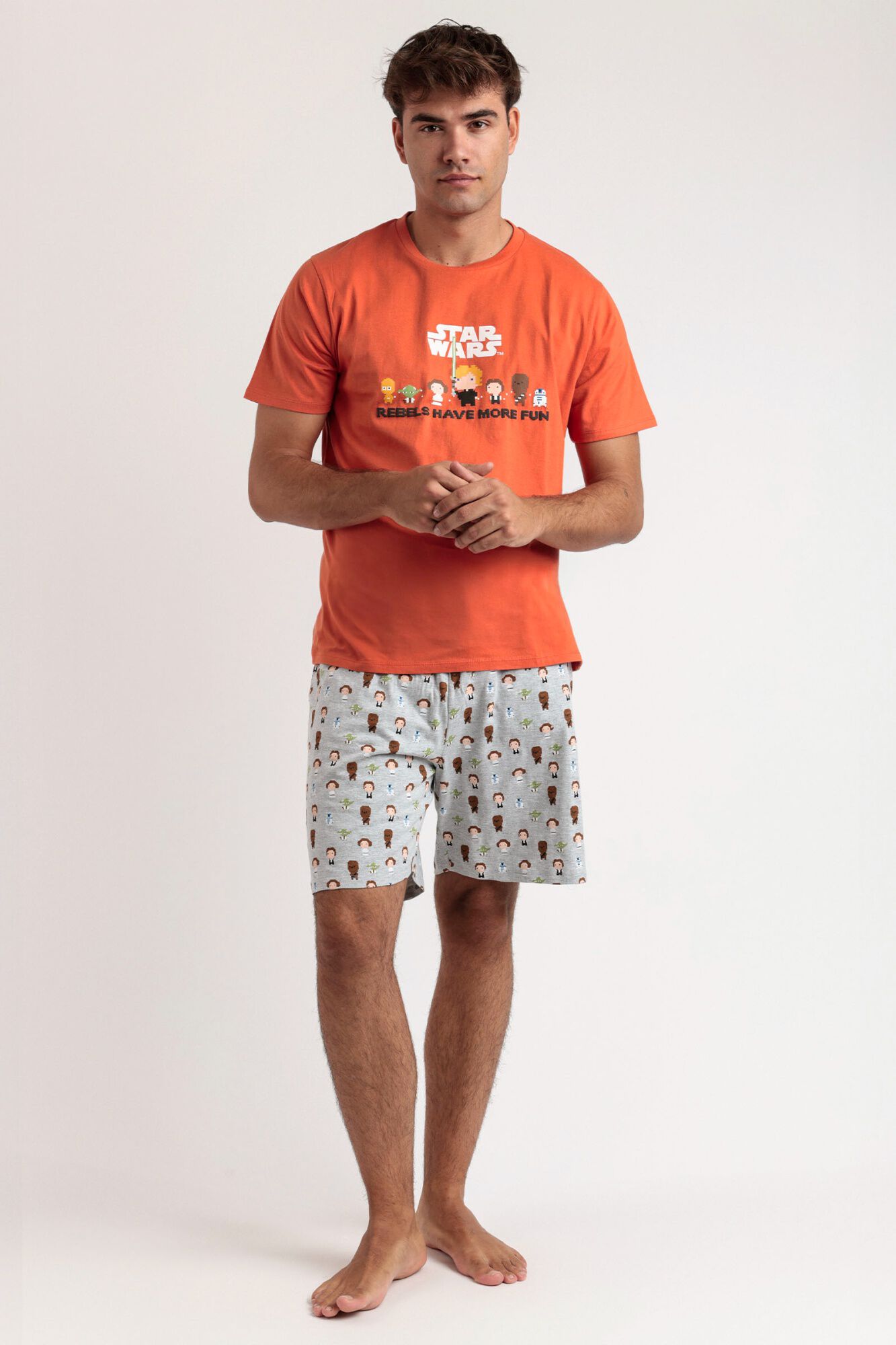 Admas Pijama curto pixel Star Wars