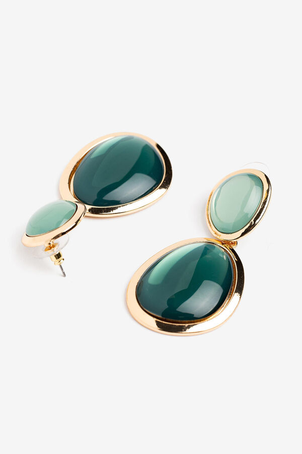 Vilanova Pendiente Colgante Contraste de Color amarillo