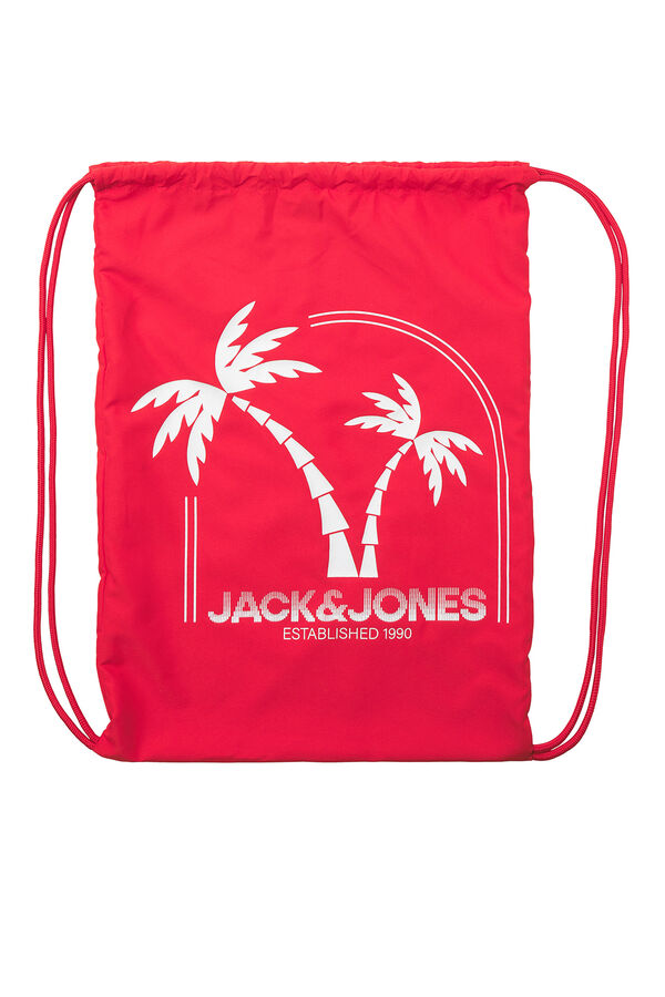 Jack & Jones Pack playa ba&ntilde;ador y toalla rojo