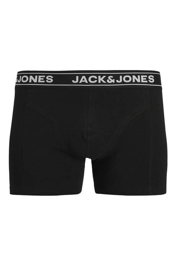 Jack & Jones Pack 3 boxers estampados negro