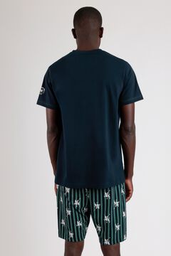 Admas Pijama curto Polo Mickey Mouse &agrave;s riscas