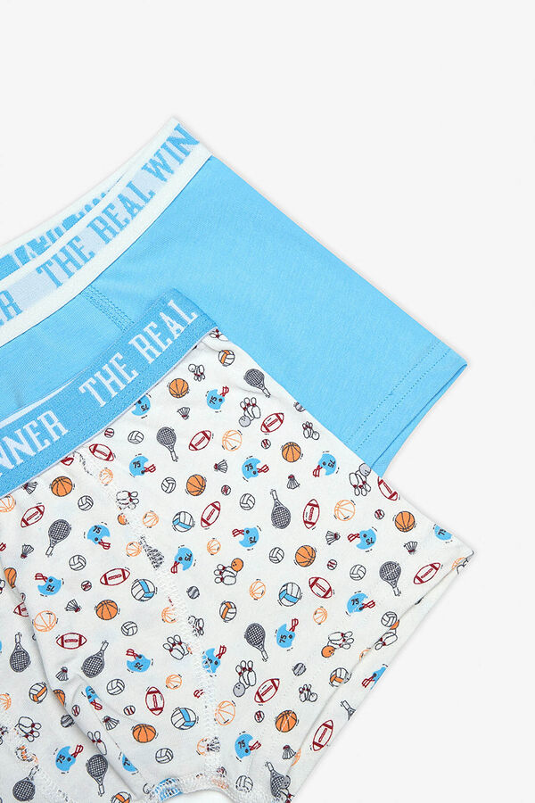 Penti Boxers para crian&ccedil;as (2 unidades) estampado