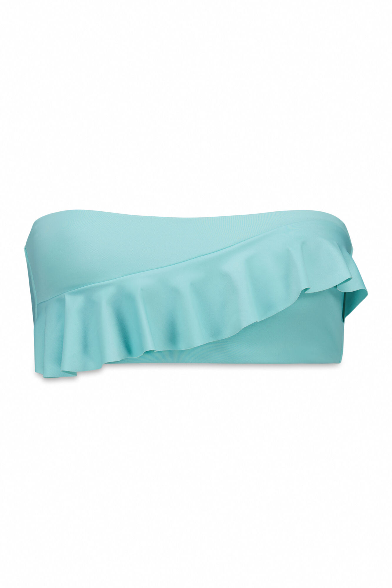 Women'secret K&eacute;k bandeau szivacsos fodros bikinifelső