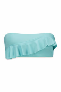 Women'secret Plavi gornji deo bikinija bandeau sa punjenjem i karnerima