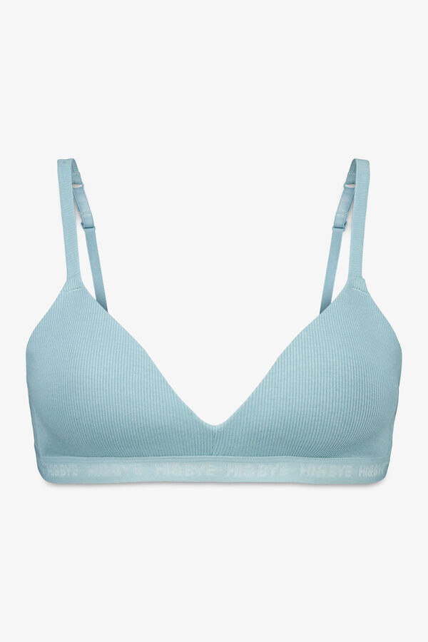 HI&BYE Tirkizni fiksni punjenje trouglasti grudnjak Zelena