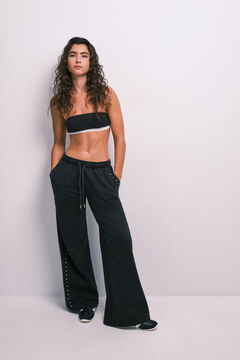 HI&BYE Crni top bandeau grudnjak