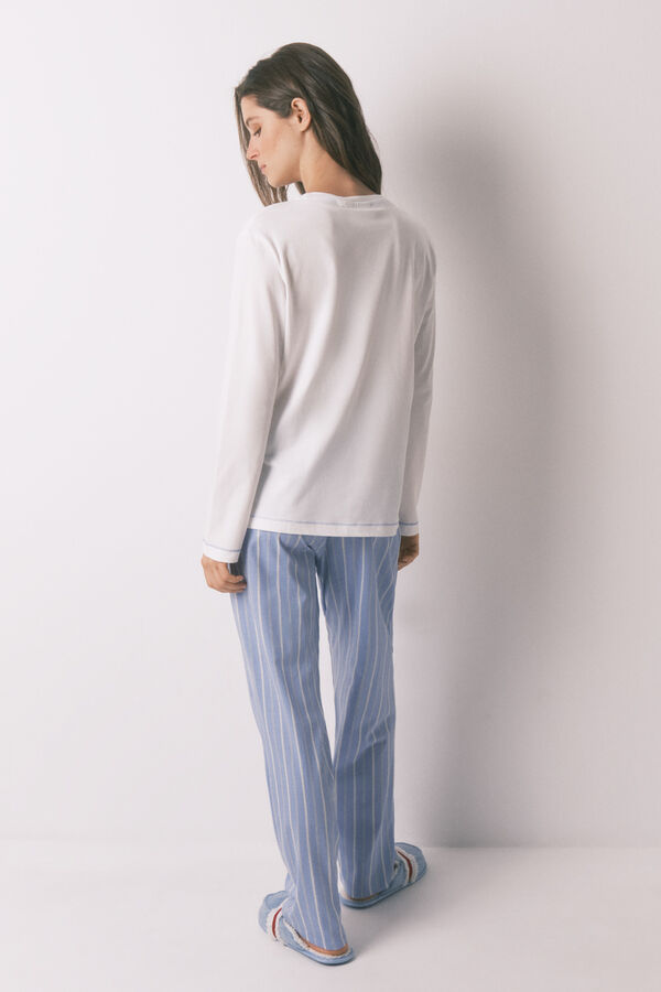 Women'secret Duga pidžama sa pruge Harija Potera Bela